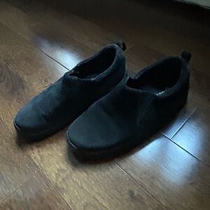 Men's Black Slip-On Shoes
